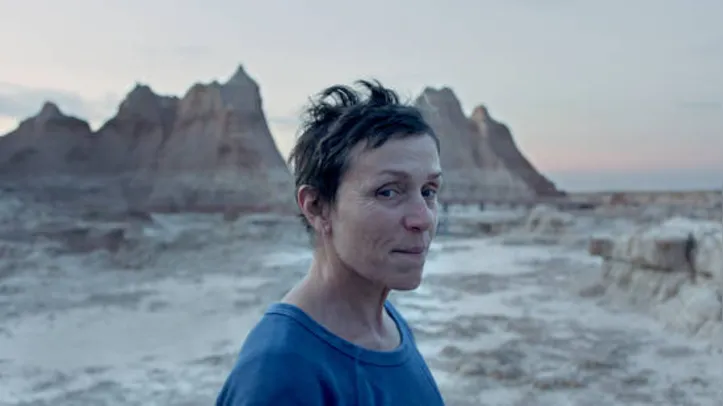 Frances McDormand in the film NOMADLAND. Photo Courtesy of Searchlight Pictures. © 2020 20th Century Studios All Rights Reserved