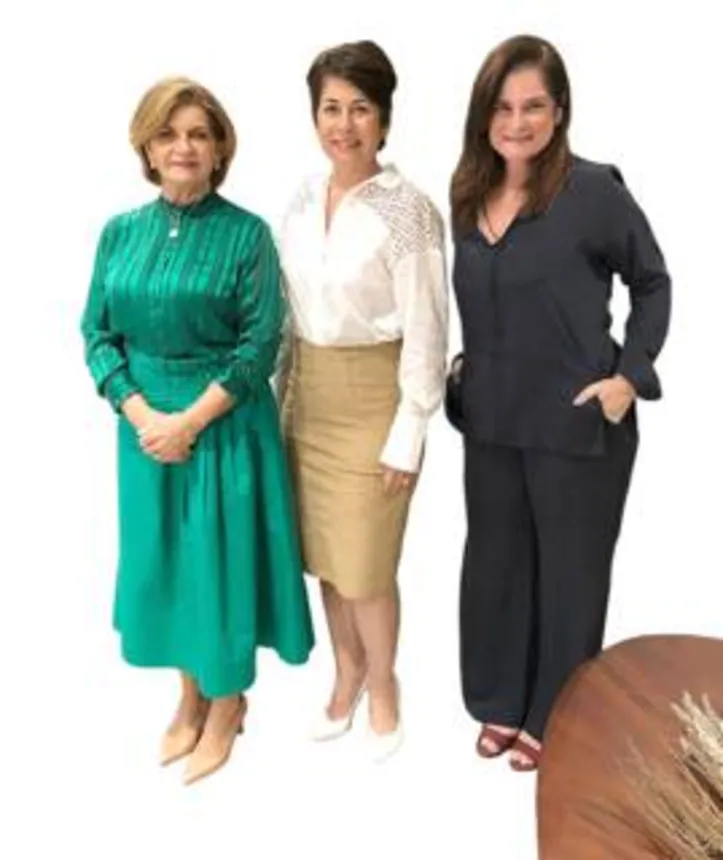 Convidadas de honra da Confraria SCA, a alergista ROSA GAIA e as arquitetas CREUZA LIPPO+SANDRA LEAHY