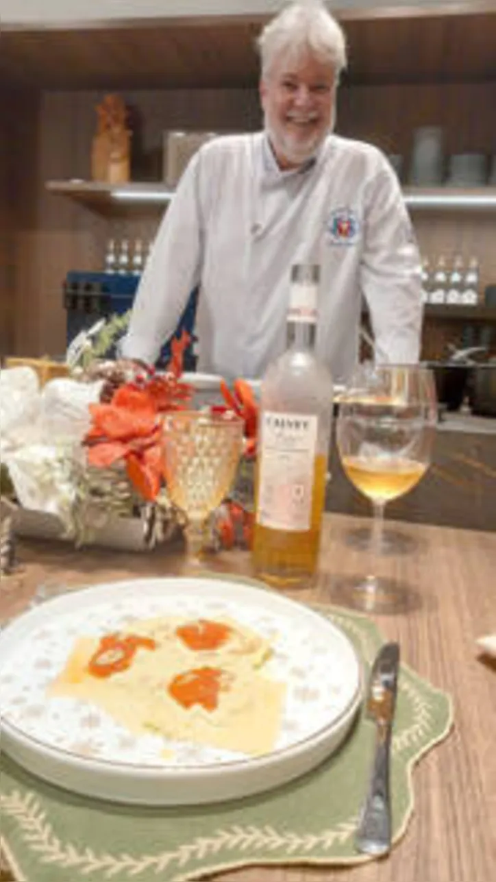 O chef BRENO GAMA assinou a entrada e o prato principal