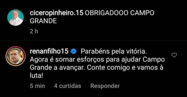 Imagem ilustrativa da imagem TEO HIGINO DERROTA CANDIDATO DE RENAN FILHO EM CAMPO GRANDE