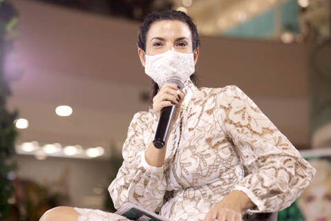SAMANTHA URBAN comandou o talk com influencers