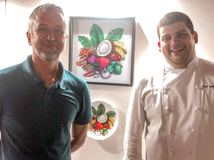 A Moqueca da Terrinha do Chef VITOR GENEROSO ganhou arte de WEBER BAGETTI