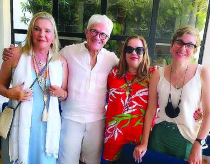 BETHÂNIA DUCARMO em recente almoço deluxe com WANDINHA+DANIELA COUTINHO nos domínios do chef JORGE BANDEIRA