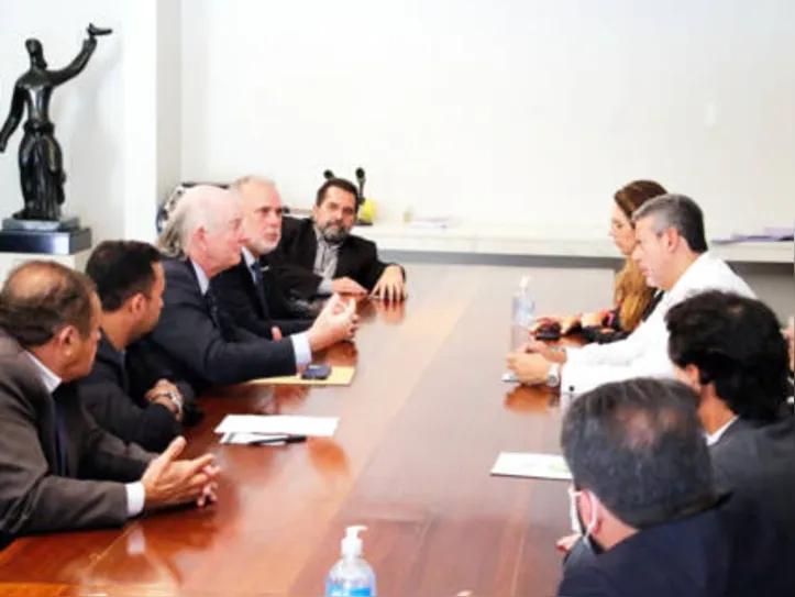 Audiência com o presidente da Câmara contou também com a presença de representes do setor de biocombustível nacional