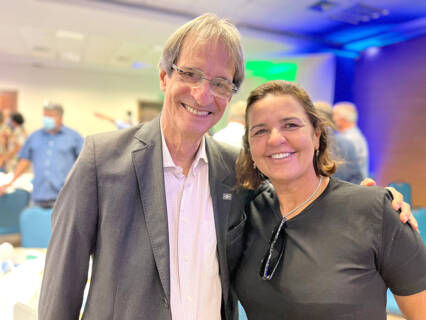 Superintendente do Sebrae, MARCOS VIEIRA e a banqueteira IZABEL PINHEIRO também prestigiaram o evento