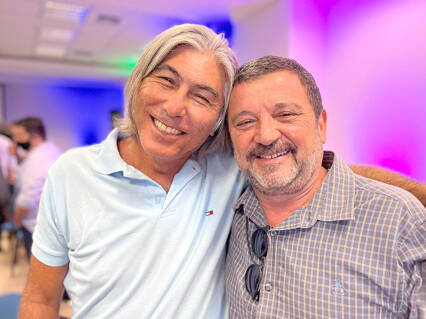 Os chefs ALMIR RIBEIRO+ANDRÉ GENEROSO marcaram presença na posse do neo presidente da Abrasel
