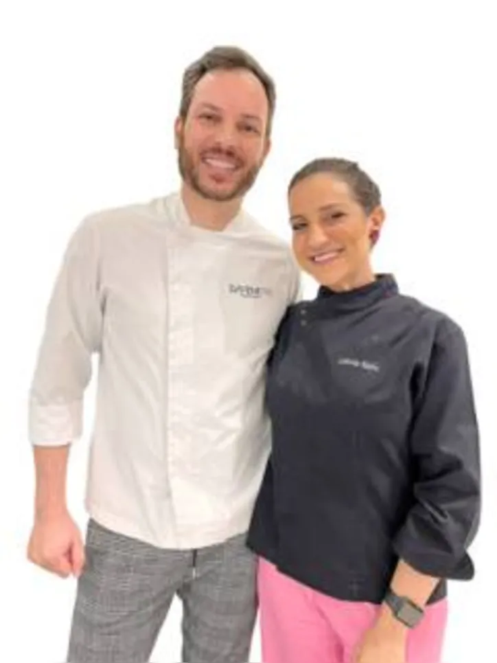 Os chefs THIAGO BRANDÃO+LEKA MELRO comandaram o menu da noite