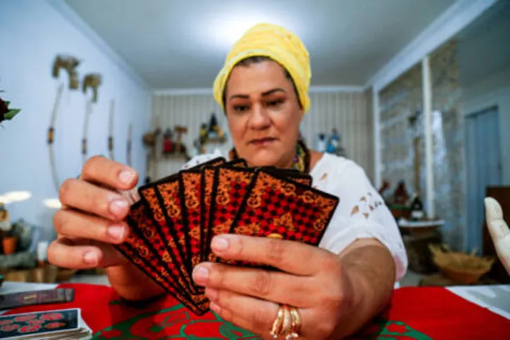 Maceió, 29 de dezembro de 2022
Mãe Graça, joga Taro e ver Previsões para o ano 2023. Alagoas - Brasil.
Foto:@Ailton Cruz