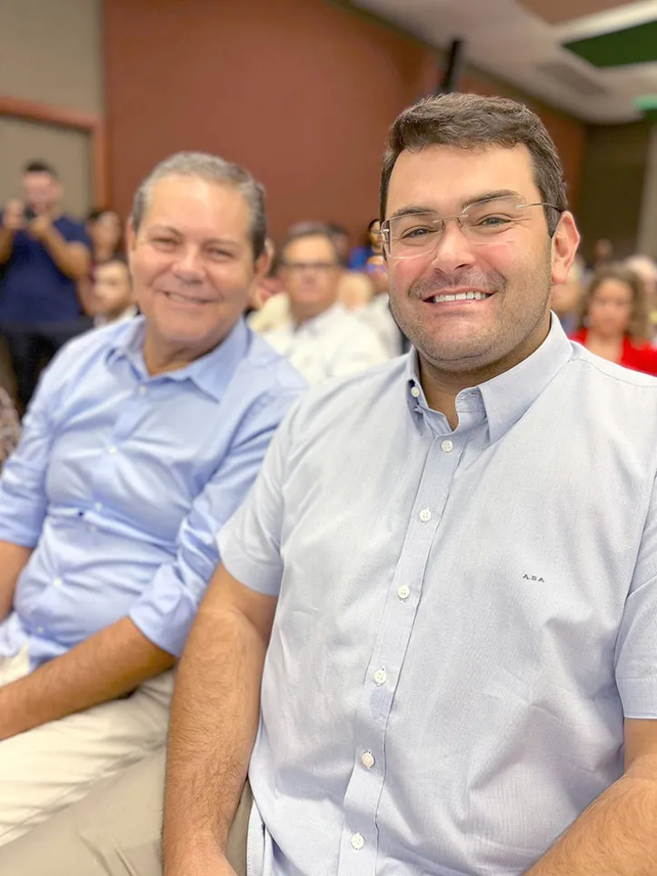 Kennedy Pinaud Calheiros, Presidente da Associação Comercial, e Andre Almeida, prefeito de Mar Vermelho, também prestigiaram o evento