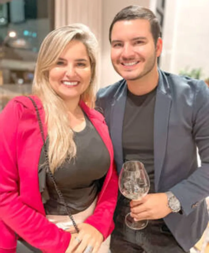 Los hermanos LAÍS+LAYON MARTINS - engenheira e especialista em harmonização facial, respectivamente - abrilhantaram a noite na SCA