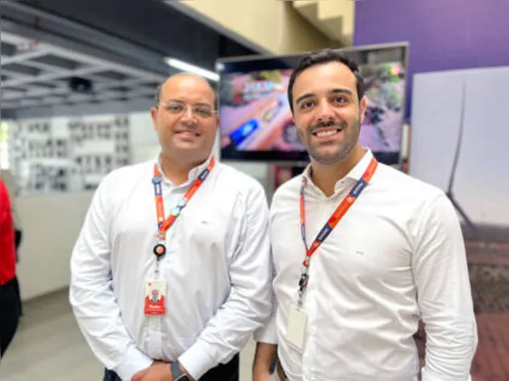 Thales Lins e Lucas Harb representaram a Echoenegia - uma das novas empresas adquiridas pelo Grupo Equatorial