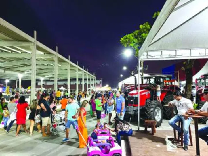 Parque revitalizado foi um atrativo extra para a exposição, atraindo o público para a Pecuária