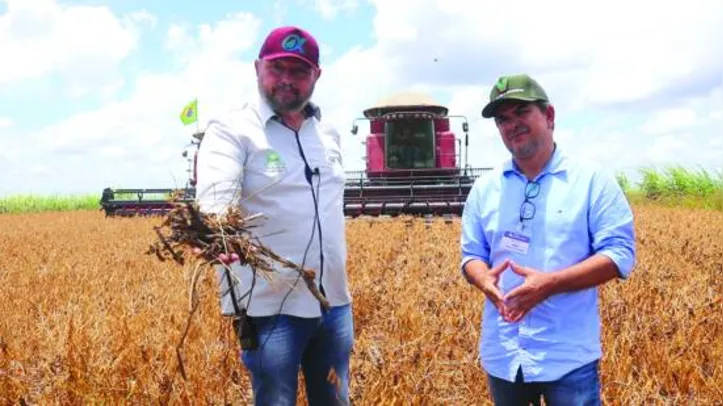 Alexandre Delavecchia e Mário Sérgio comemoram os resultados obtidos e anunciam ampliação da área plantada