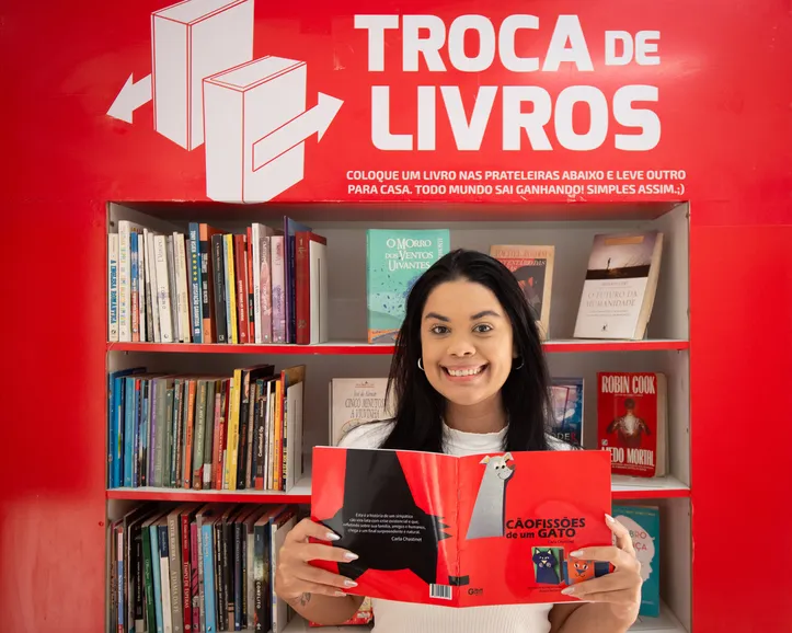 Imagem ilustrativa da imagem Biblioteca promove troca de livros para incentivar a leitura
