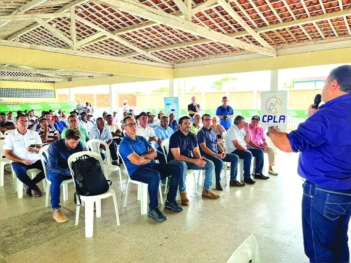 Lançamento contou com a presença do diretor Financeiro da CPLA, Bruno Medeiros, além de produtores e autoridades municipais