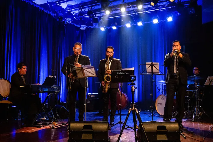 Maceió, 11 de abril de 2019
Jazz Panorama celebra 60 anos da obra prima de Miles Davis. Show realizado no Teatro de Arena, anexo de Teatro Deodoro. Alagoas - Brasil.
Foto: ©Ailton Cruz