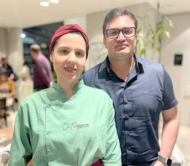 A chef CIL NOGUEIRA e seu esposo, JB