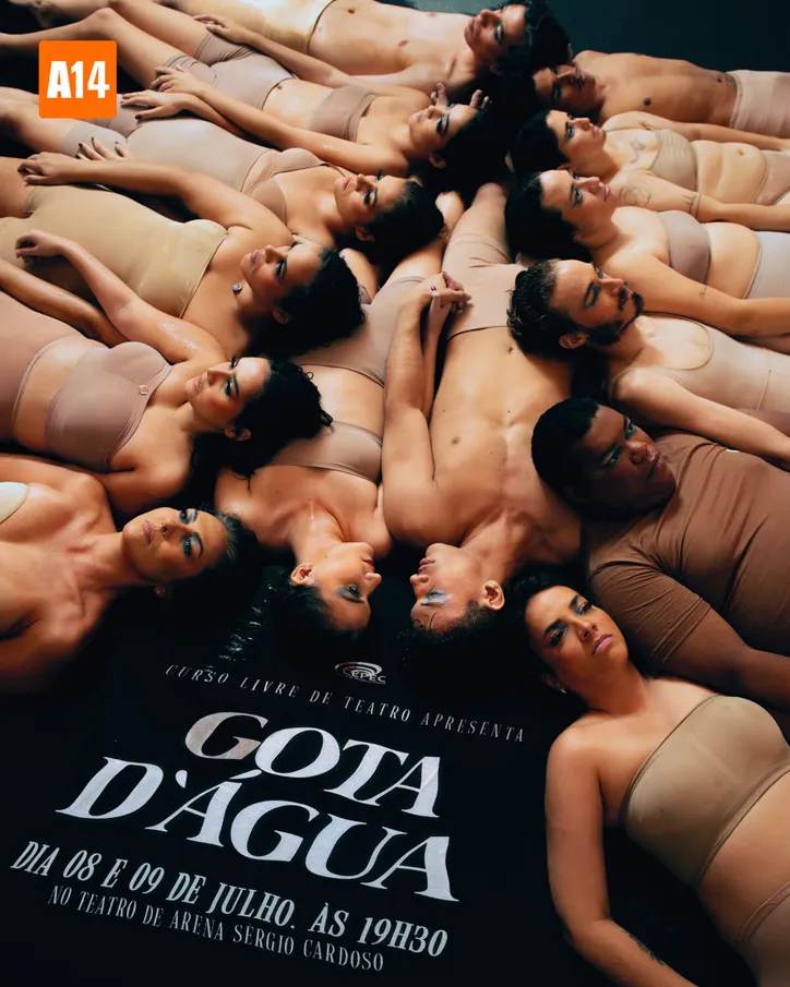 Imagem ilustrativa da imagem Espetáculo "A Gota D'água" ocupa o Teatro de Arena neste fim de semana