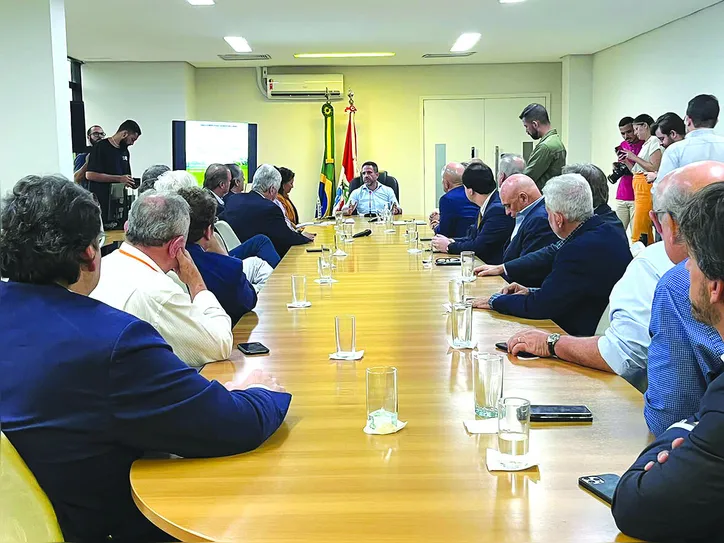 Na ocasião, governador assistiu a uma apresentação dos resultados da safra 22/23