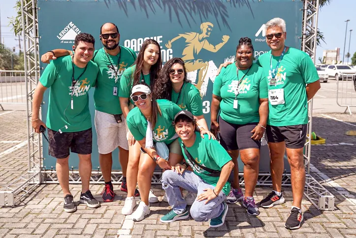 O staff do Parque Shopping atentos a cada detalhe da corrida