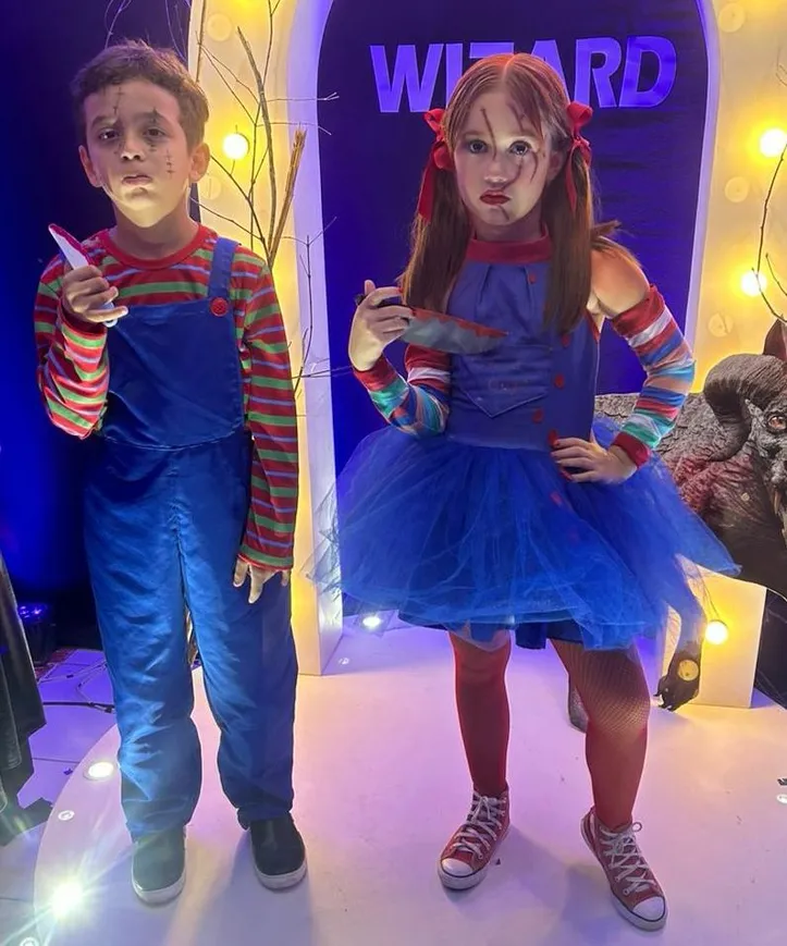 Chucky que se cuide com essa dupla fofa: LUCAS+CLARINHA