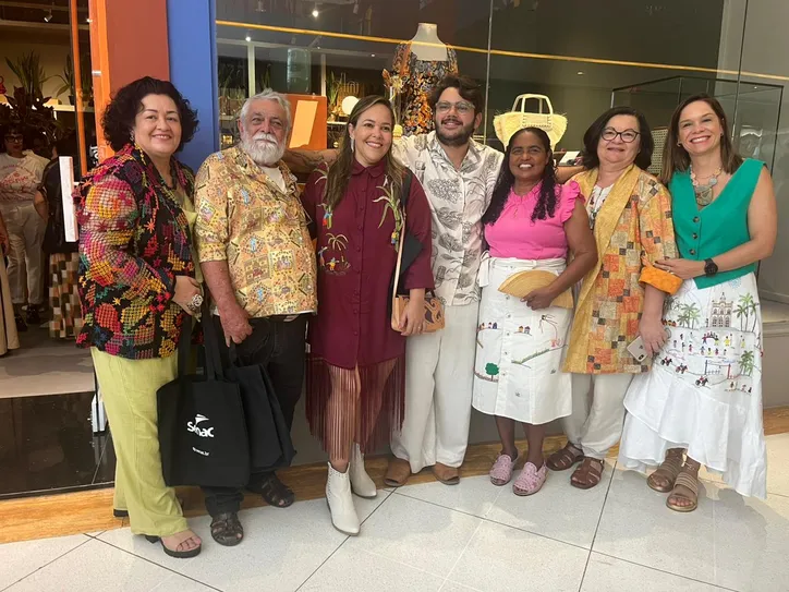 Diretora da área artesanal do Sebrae, MARINA GATTO comandou a trupe alagoana que veio pra SPFW