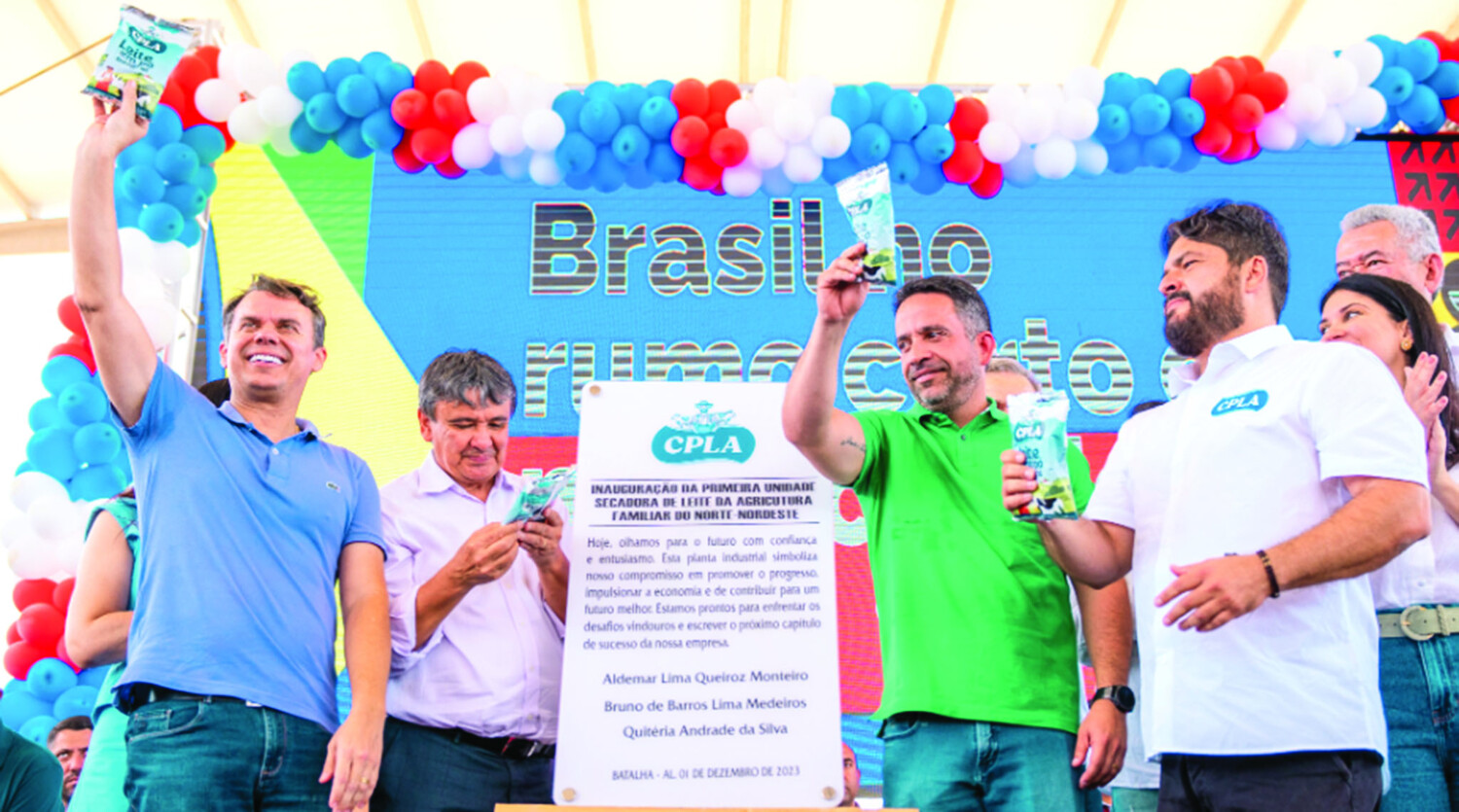 Solenidade com autoridades do estado e da união marcou a inauguração oficial da planta de leite em pó da CPLA
