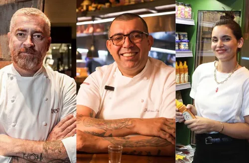 Alex Atala, Jefferson Rueda e Renata Vanzetto serão jurados em novo programa culinário da Globo