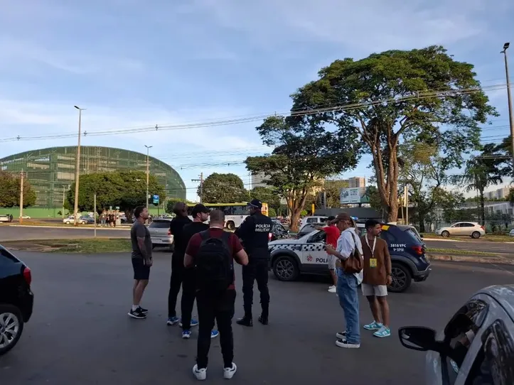 Drone sobrevoou treino e mobilizou segurança da Seleção e PM