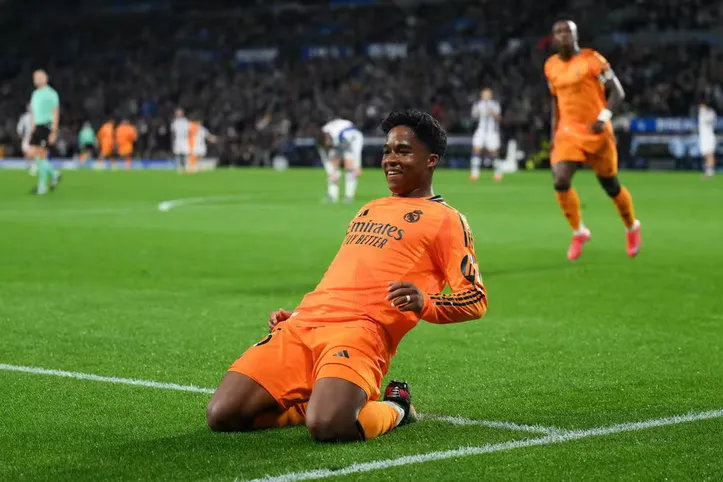 Brasileiro Endrick é o artilheiro do Real Madrid na Copa do Rei