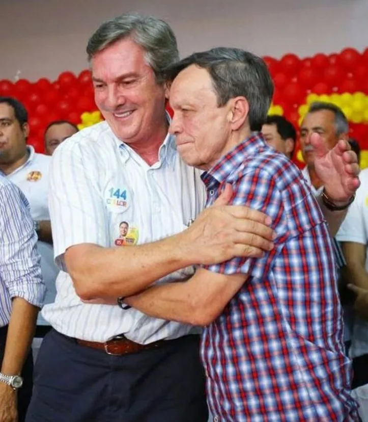 Ex-presidente Collor e Luiz Dantas