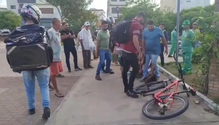 Suspeito de assalto é espancado por populares após roubar bicicleta de R$ 4 mil em Arapiraca