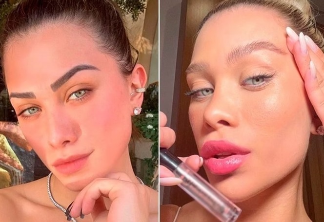 Atriz Flávia Pavanelli é uma das famosas que fez retirada do ácido que colocou nos lábios
