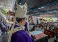 Profissionais da saúde participam de peregrinação