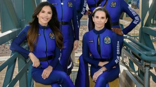Moda e protagonismo feminino marcam viagem histórica ao espaço - Imagem