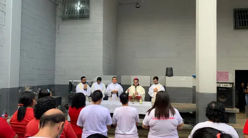 Santa Missa é celebrada no sistema prisional de Maceió - Imagem