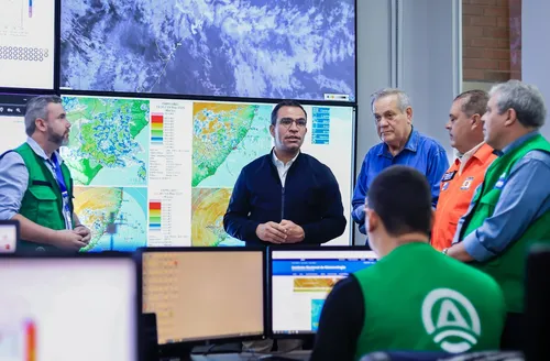 Governador em exercício monitora situação das chuvas no Estado
