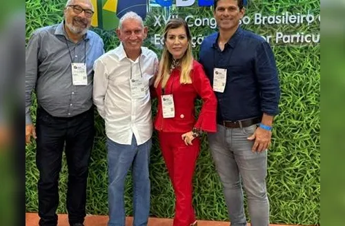 João Rodrigues Sampaio Neto, pró-reitor do Cesmac, marcou presença no XVII CBESP