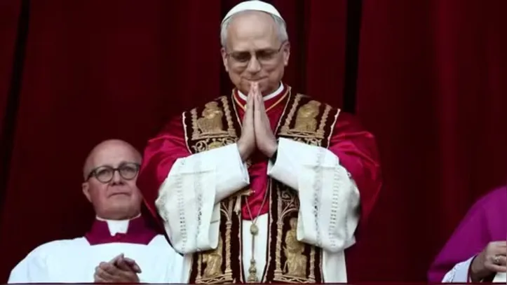 Imagem ilustrativa da imagem Cardeal americano Robert Prevost é o novo papa e escolhe o nome Leão XIV