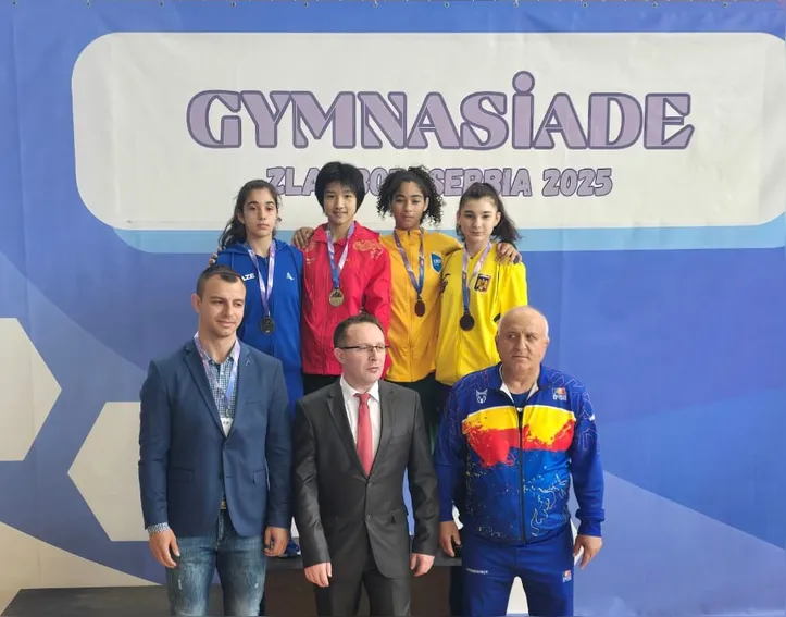 Esthefany conquistou o bronze no ISF U15 Gymnasiade 2025
