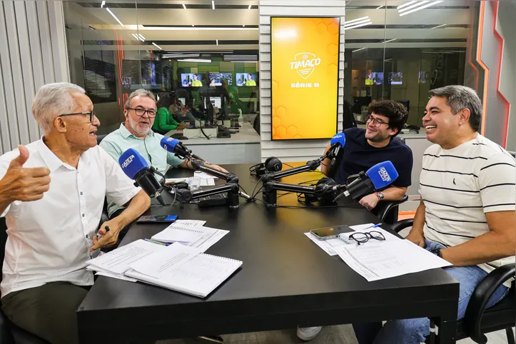 Felipe Feijó em entrevista no Bola Quente, do Timaço na Gazeta