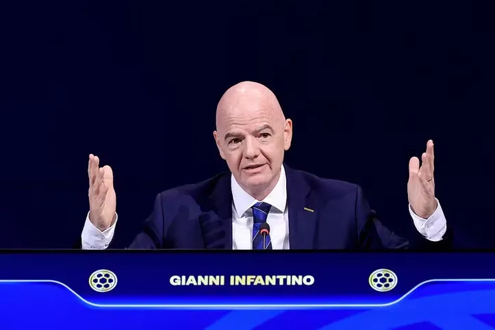 Gianni Infantino citou a luta contra o racismo como prioridade