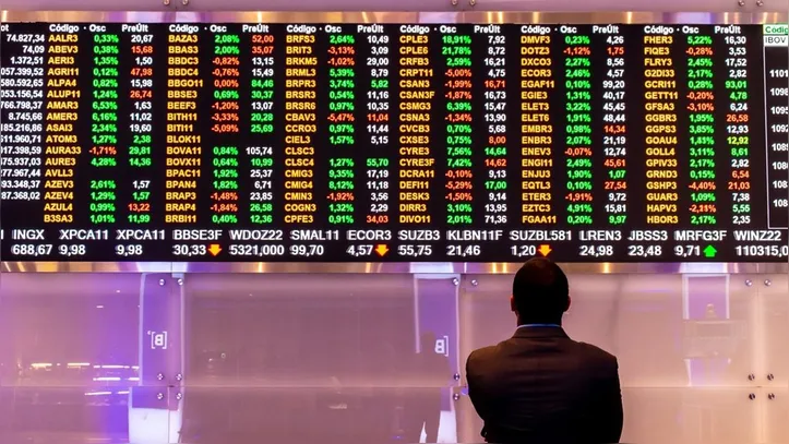 O índice Ibovespa, da B3, encerrou essa terça-feira (16) aos 158.557 pontos