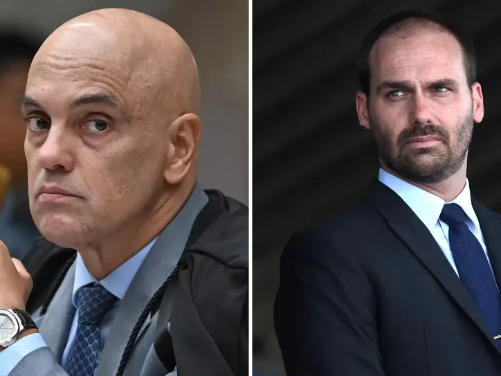 Moraes atendeu a pedido da PGE e abriu inquérito contra o deputado federal Eduardo Bolsonaro