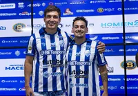 Léo Costa e Cavalleri são apresentados no CSA imagem