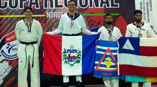 Alagoano leva o ouro em campeonato de taekwondo na Paraíba - Imagem
