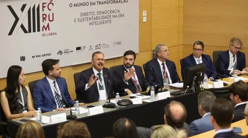 Ministro Humberto Martins debate Inteligência Artificial e Direito no Fórum de Lisboa - Imagem