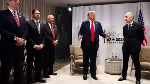 Trump volta do G7 mais cedo devido a agravamento da guerra - Imagem