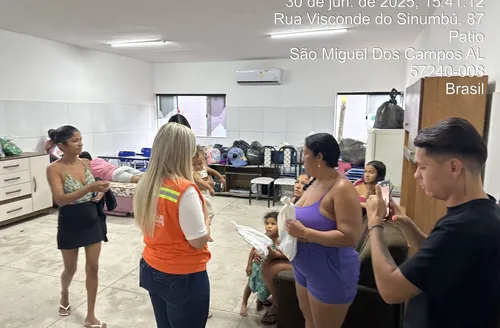 Número de desabrigados e desalojados por causa das chuvas cresce em AL