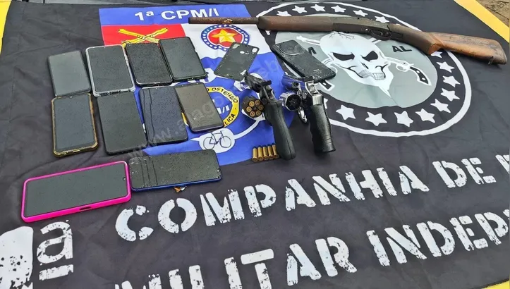 Material foi apreendido com suspeito em Arapiraca